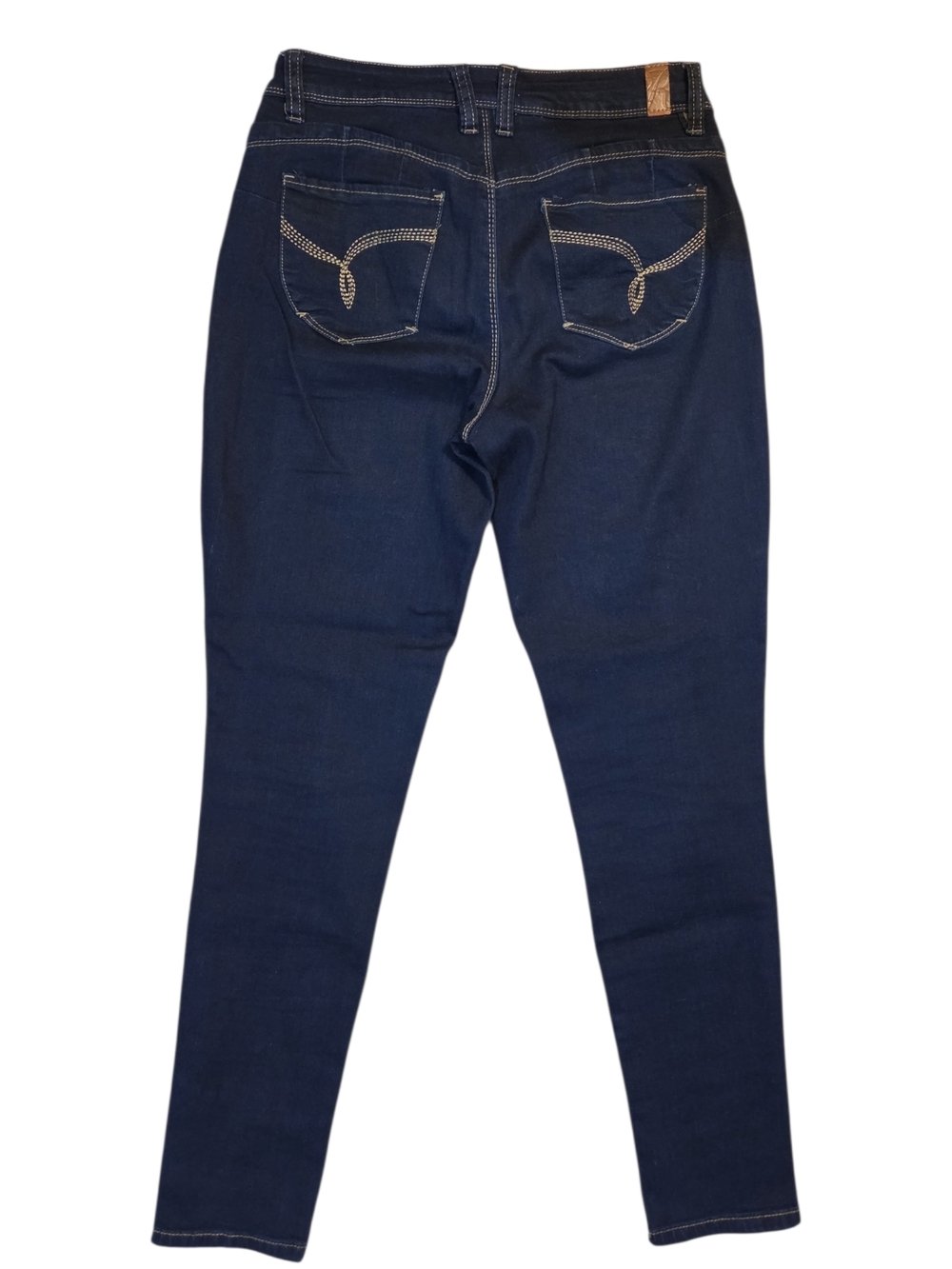 Women's Skinny Jeans in Deep Indigo - Picture 2 of 14